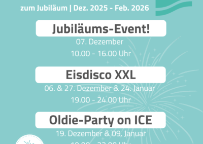 50 JAHRE EISSPORTANLAGE – Ein Grund zum Feiern! | Dez.-Febr.